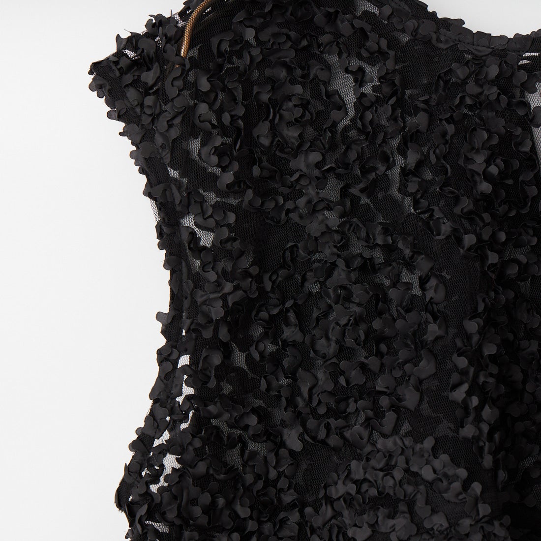 TORRAZZO DONNA [トラッゾドンナ] フラワーレースAライントップス [6265-571] 19 BLACK