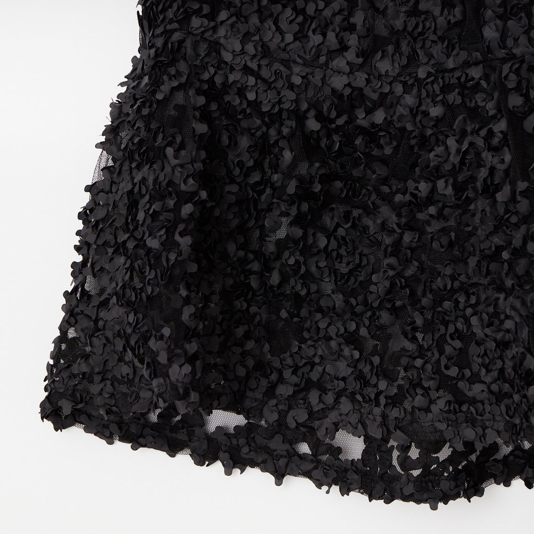 TORRAZZO DONNA [トラッゾドンナ] フラワーレースAライントップス [6265-571] 19 BLACK