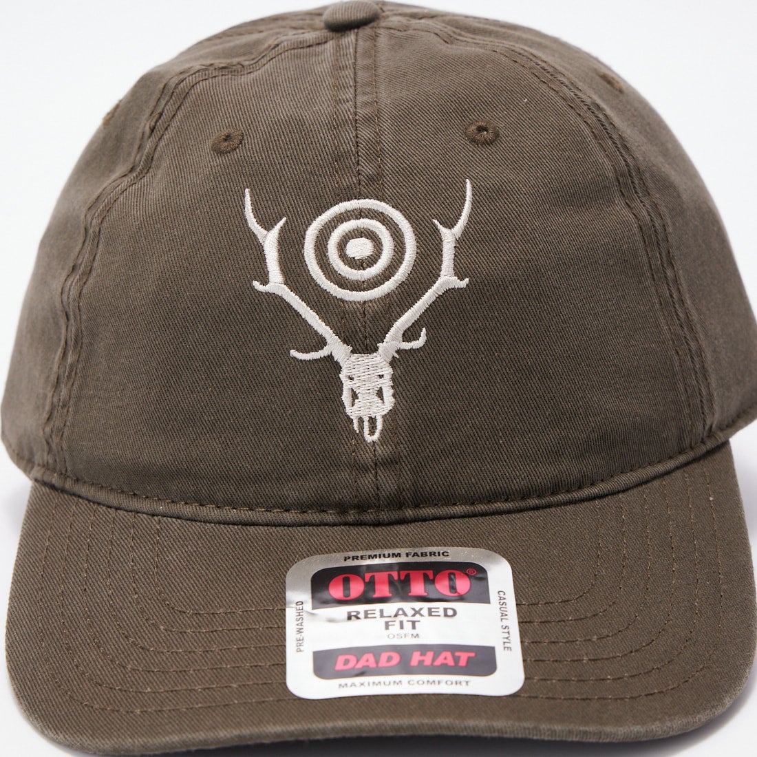 South2West8 [サウスツーウエストエイト] ストラップバックキャップ [SX611] C DK.OLIVE