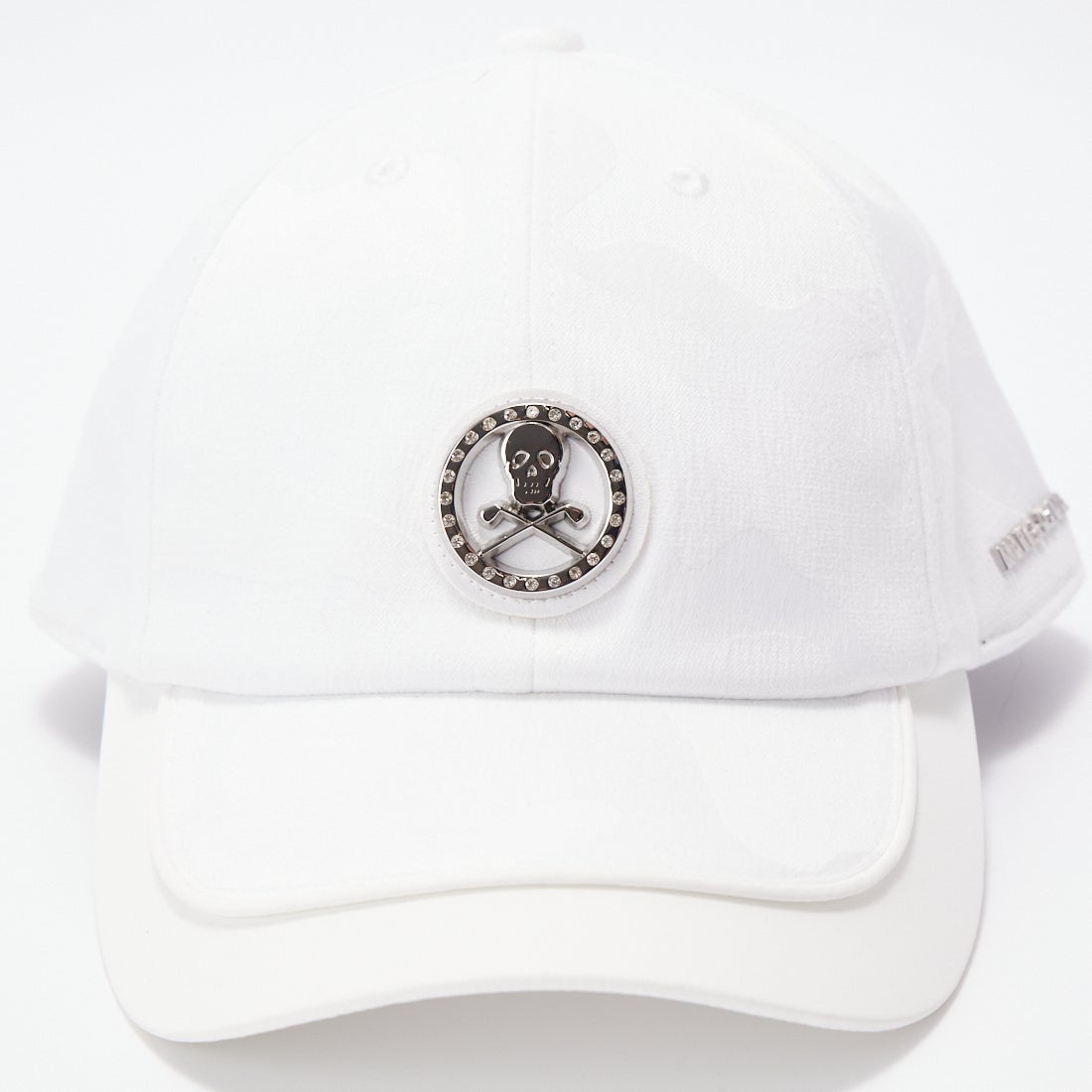 MARK & LONA [マークアンドロナ] スカルカモフラージュジャカードキャップ [MLM-6A-FC01] WHITE