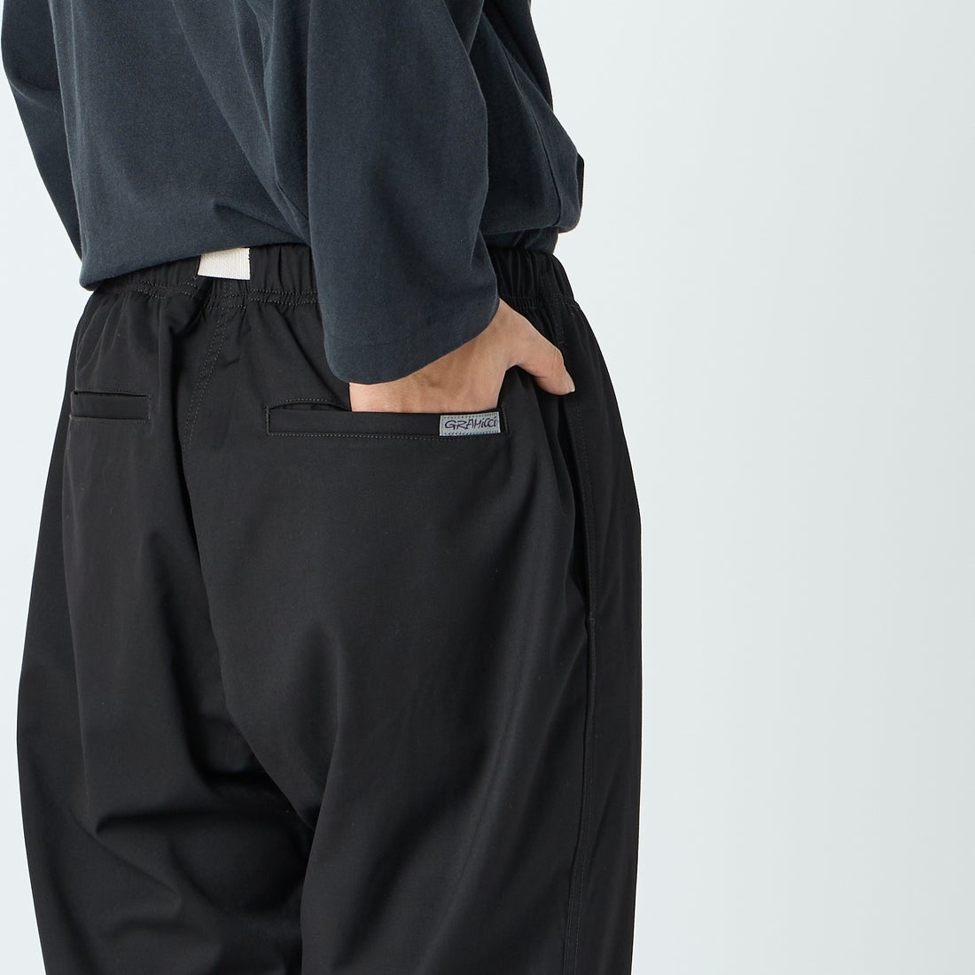 GRAMiCCi [グラミチ] 別注 ストレッチギャバジン エブリデイパンツ [GUP6-S2015-JF] BLACK