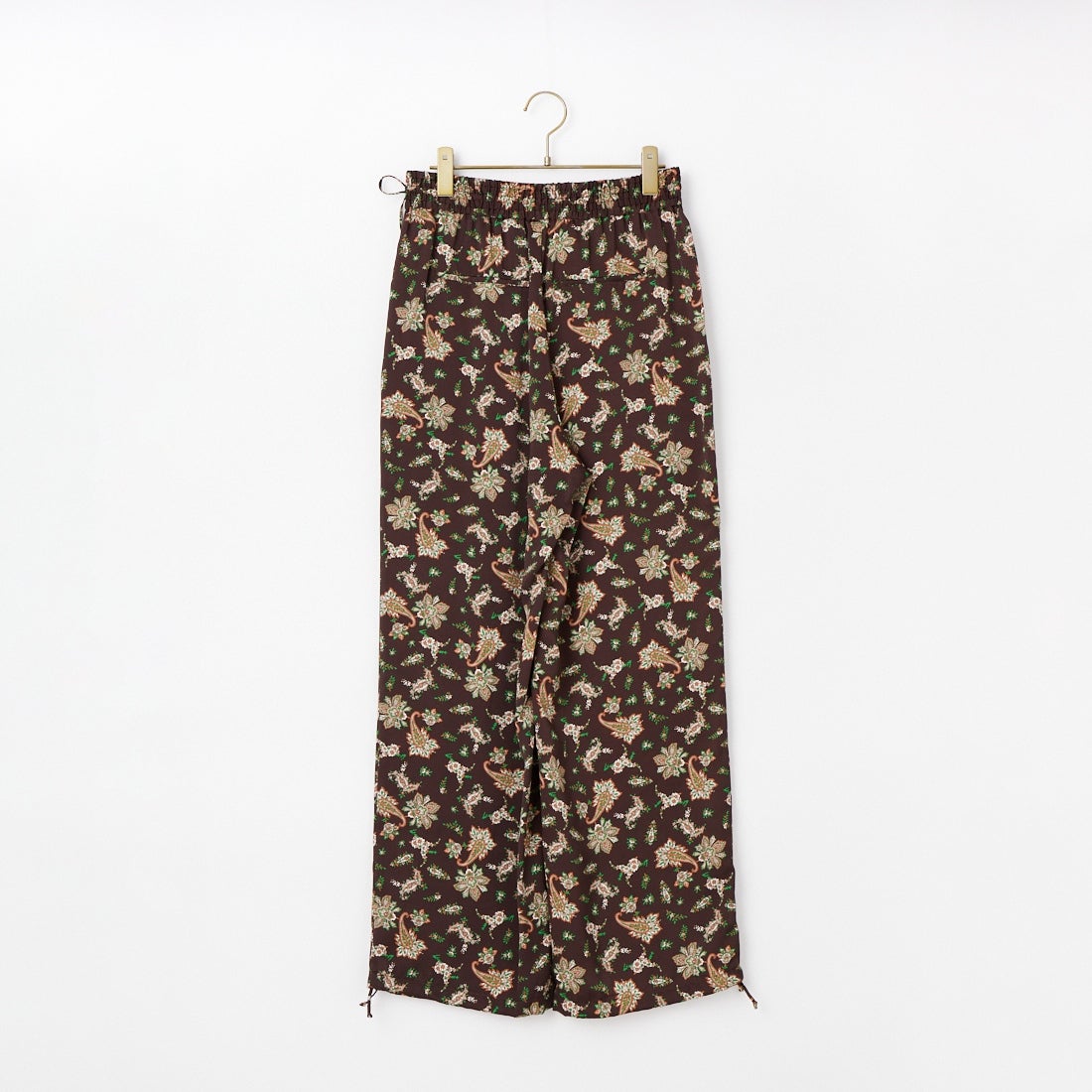 TICCA [ティッカ] ペイズリープリントパンツ [TBFS-092] BROWN