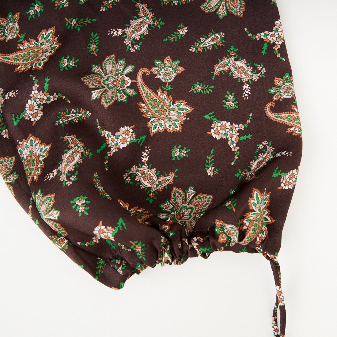 TICCA [ティッカ] ペイズリープリントパンツ [TBFS-092] BROWN