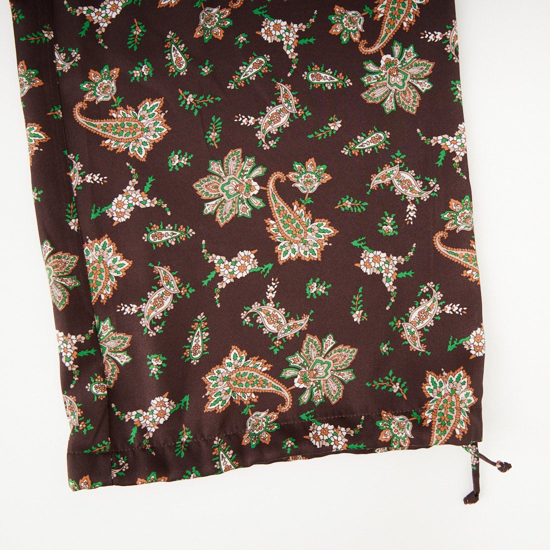 TICCA [ティッカ] ペイズリープリントパンツ [TBFS-092] BROWN