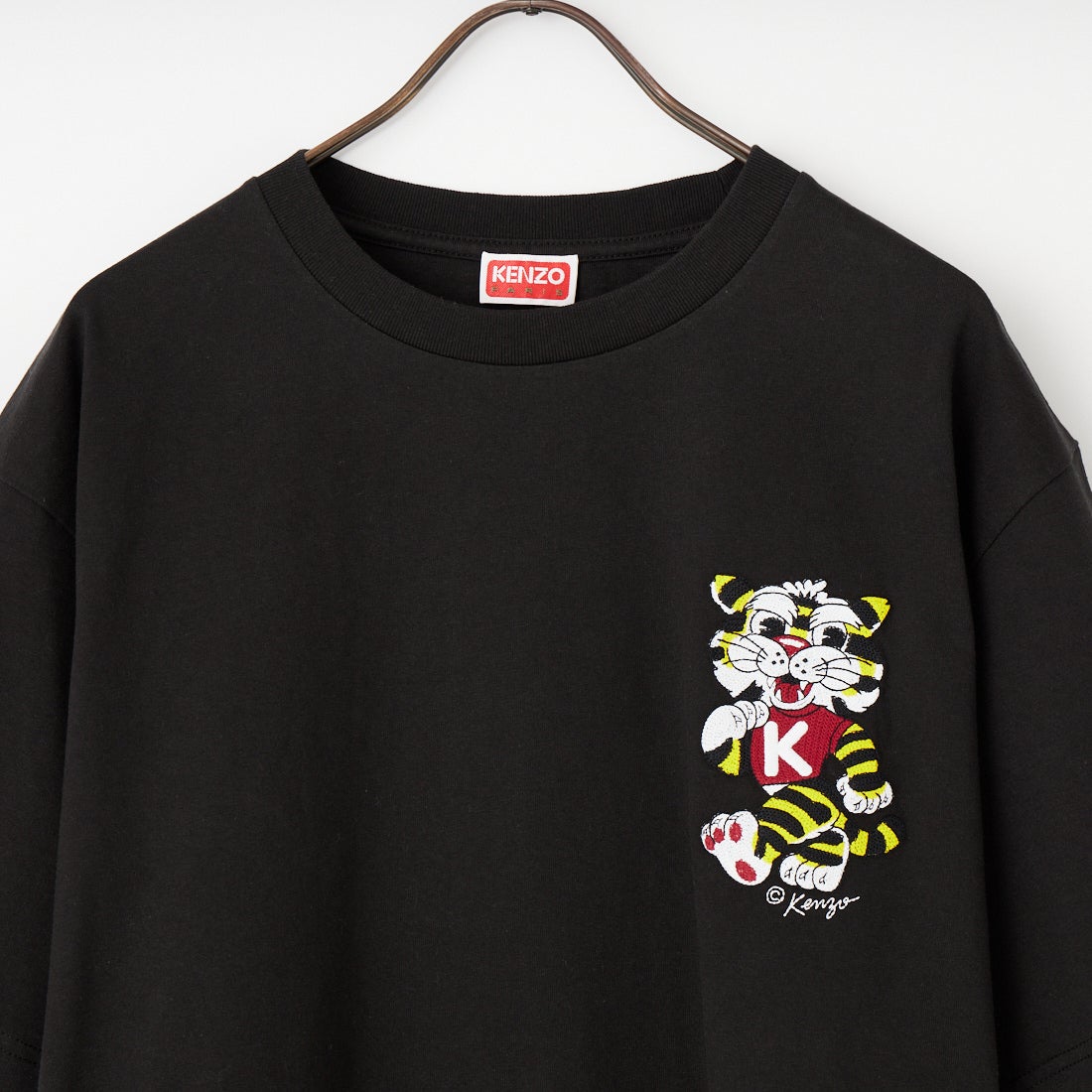 KENZO [ケンゾー] KENZO Wild Tiger エンブロイダリーオーバーサイズTシャツ [FG55TS4044SY] 99J BLACK