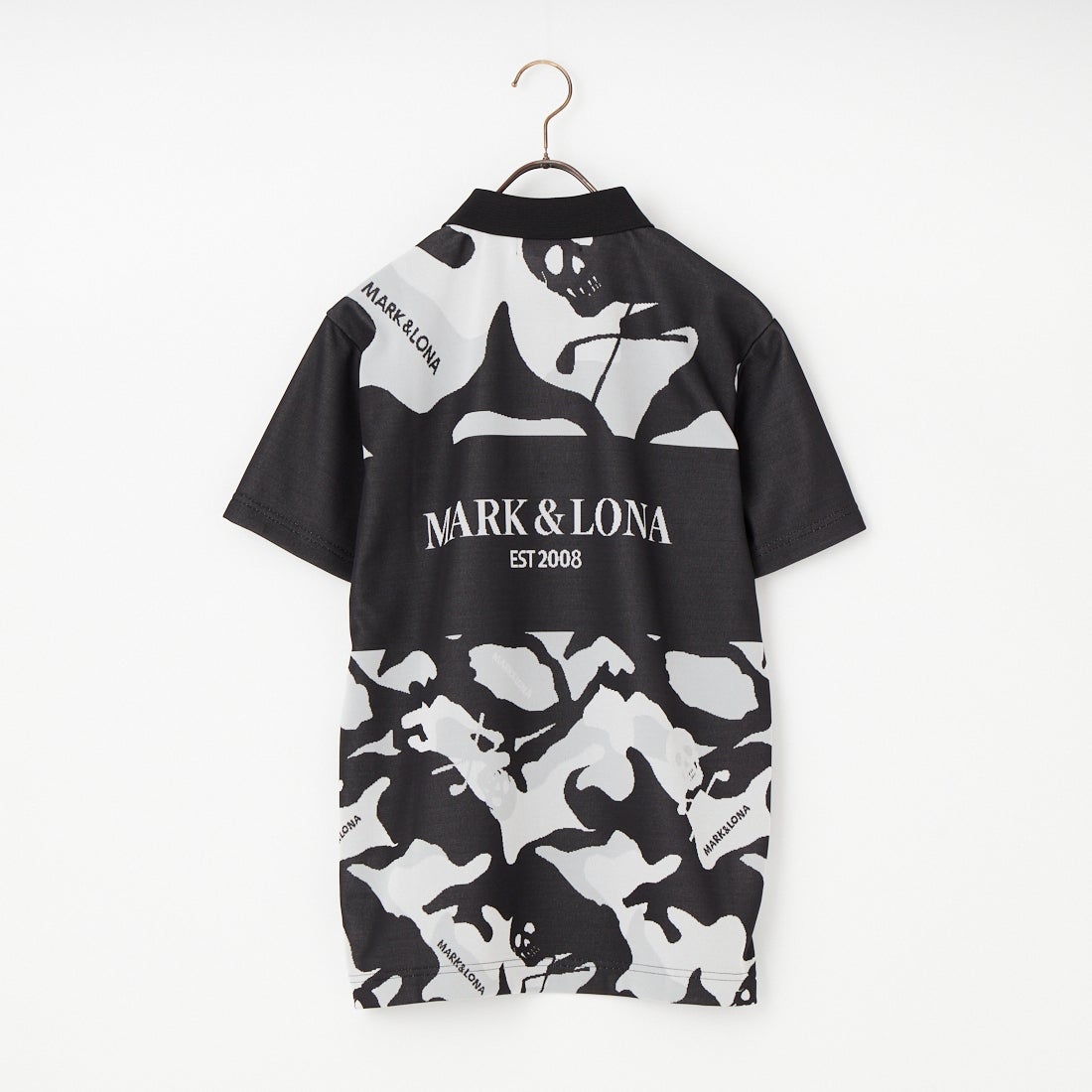 MARK & LONA [マークアンドロナ] カモジャガードポロシャツ [MLM-6A-AP01] BLACK