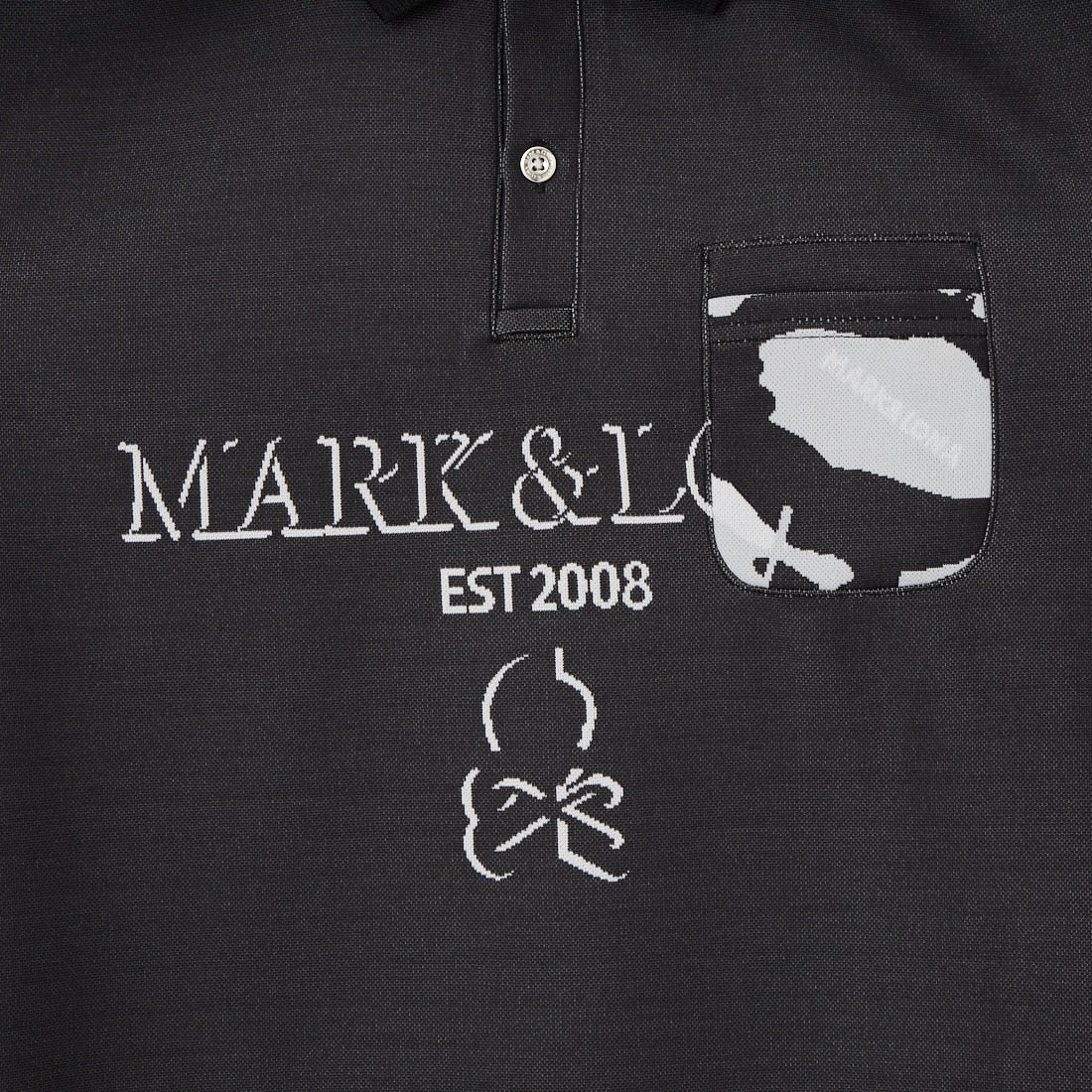 MARK & LONA [マークアンドロナ] カモジャガードポロシャツ [MLM-6A-AP01] BLACK