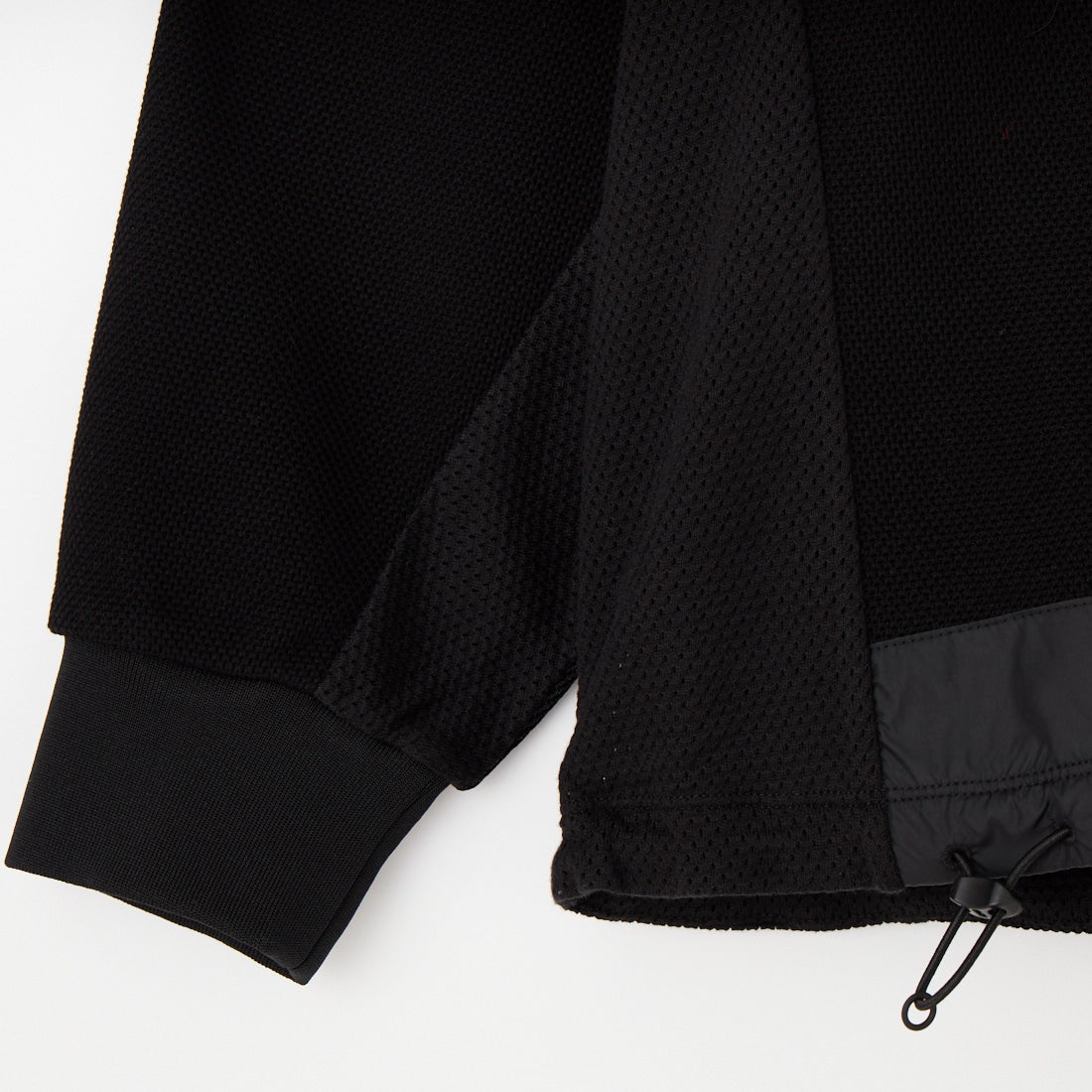 White Mountaineering [ホワイトマウンテニアリング] ラグランオーバーサイズプルオーバー [BK2671504] BLACK