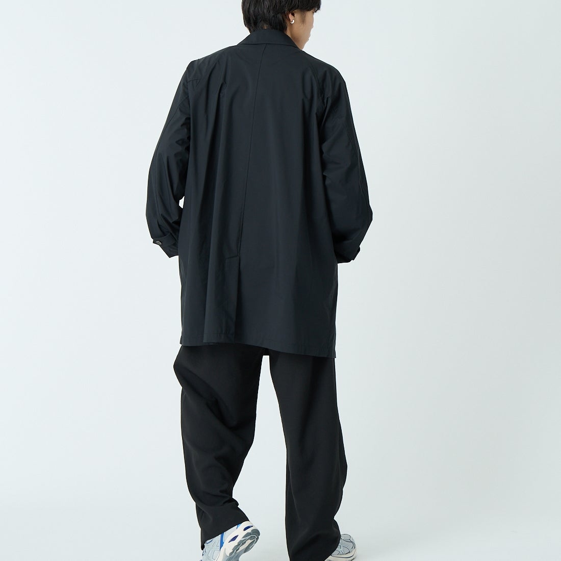 SEDAN ALL-PURPOSE [セダン オールパーパス] バルカラーオールパーパスコート [SD26S-JK02] BLACK &&モデル身長：179cm 着用サイズ：L&&