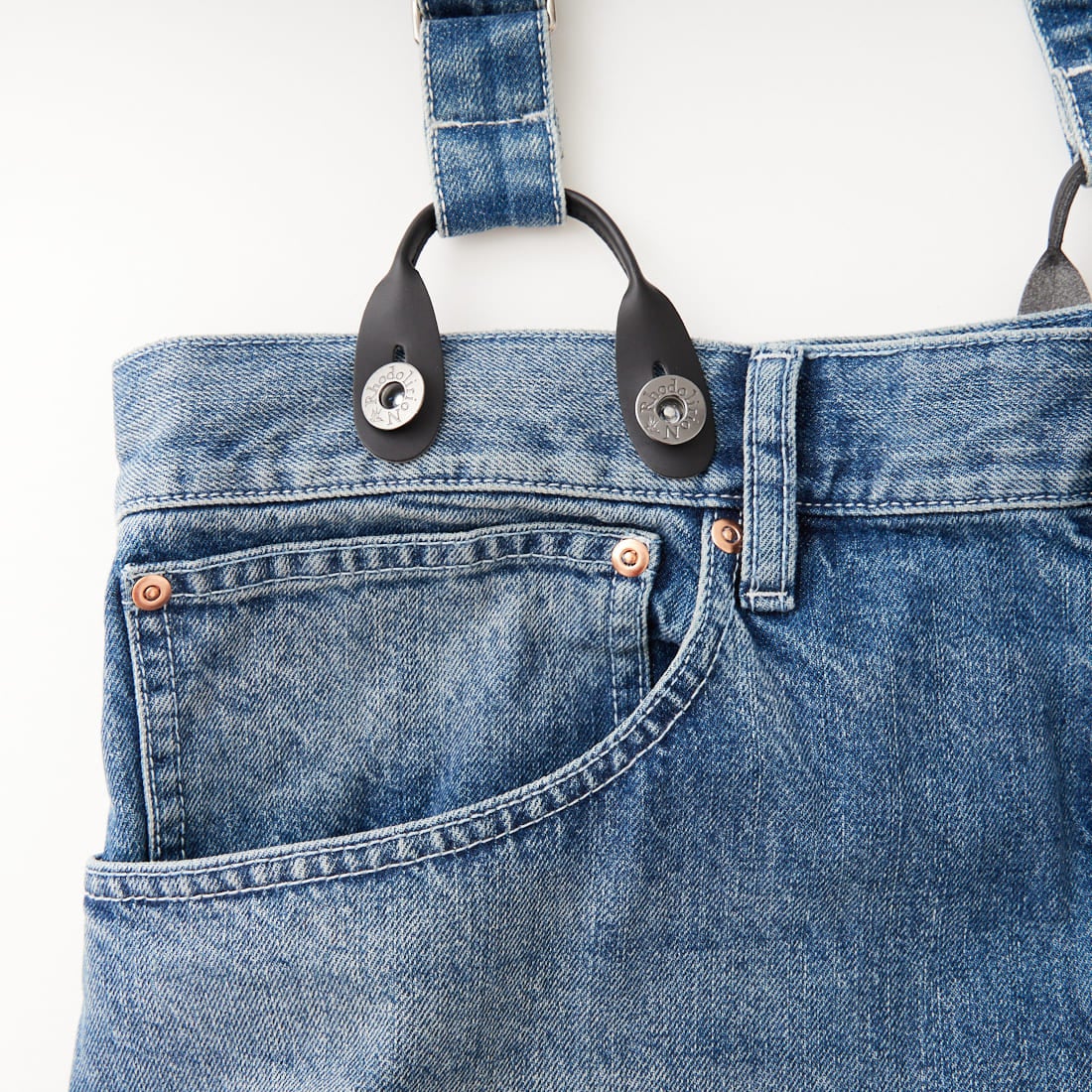 RhodolirioN [ロドリリオン] 5ポケットサスペンダーデニムパンツ [SW1043] INDIGO