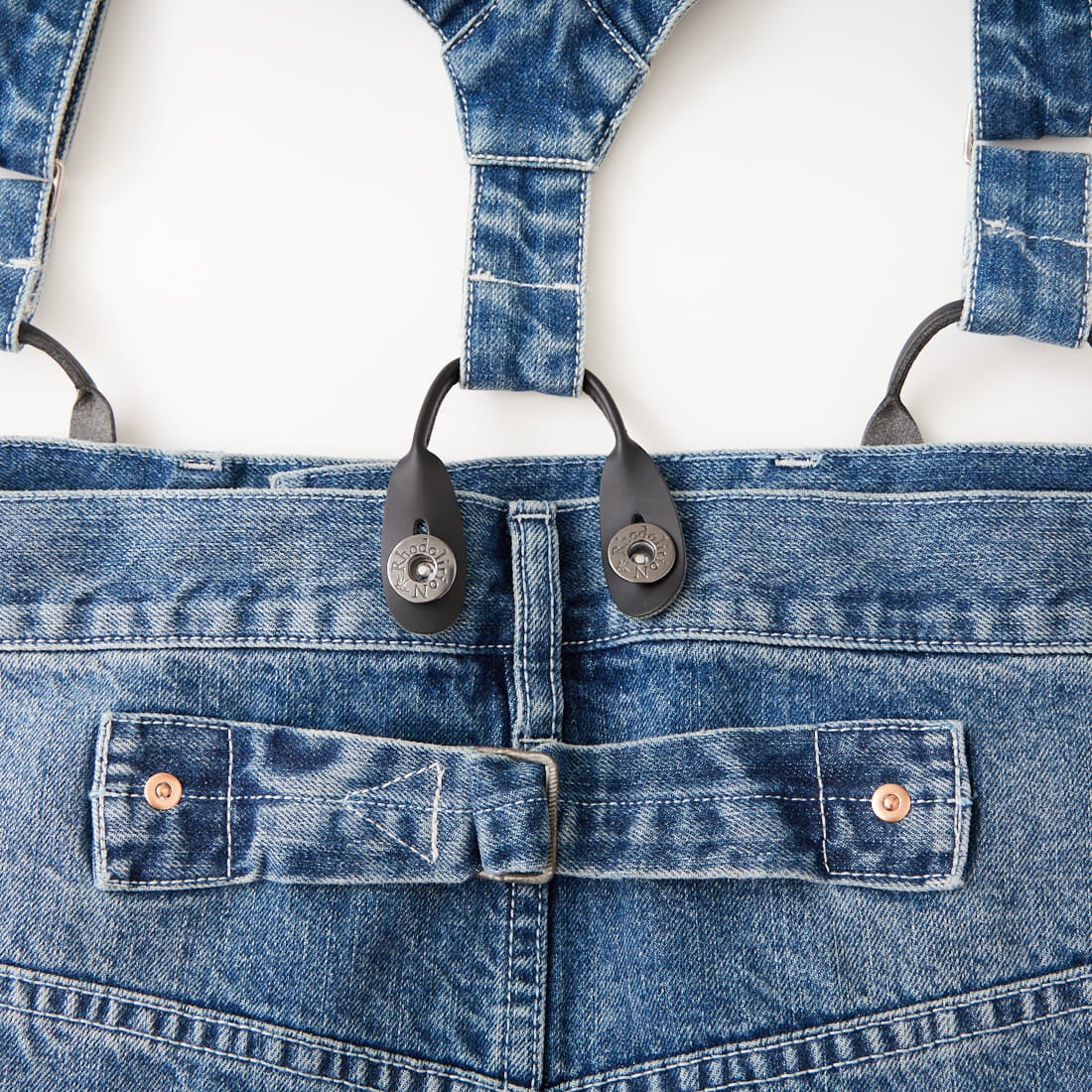 RhodolirioN [ロドリリオン] 5ポケットサスペンダーデニムパンツ [SW1043] INDIGO