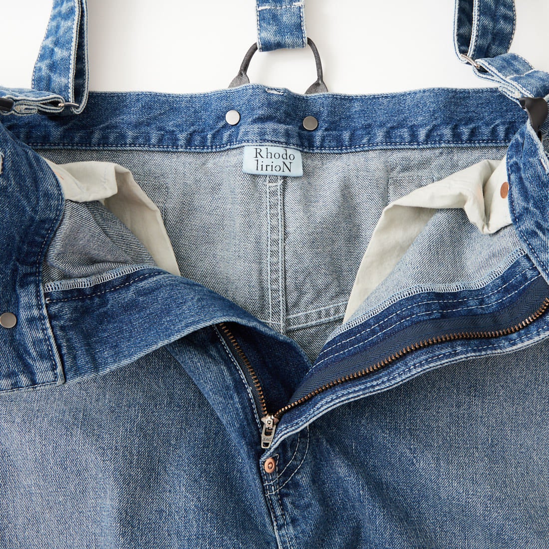 RhodolirioN [ロドリリオン] 5ポケットサスペンダーデニムパンツ [SW1043] INDIGOCK