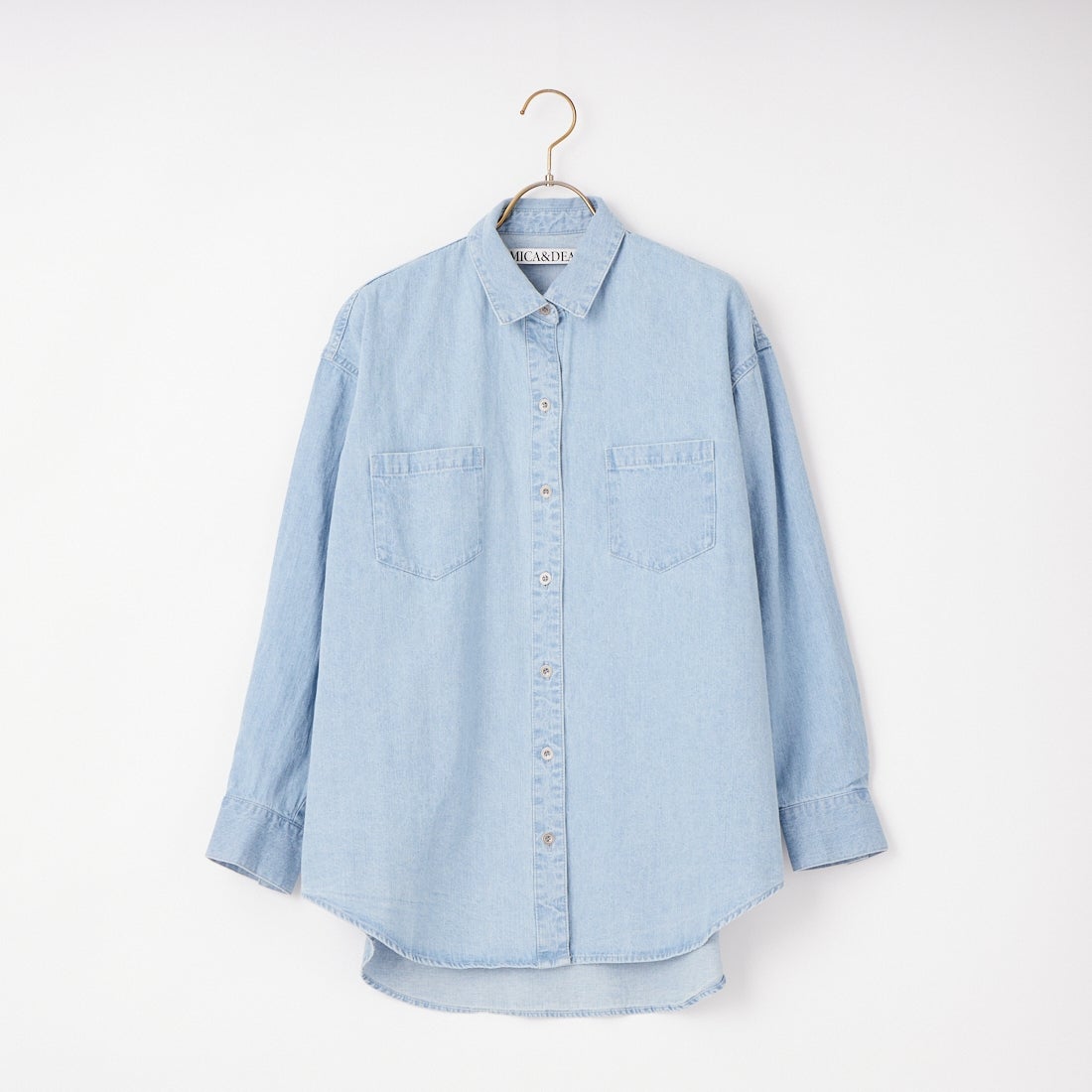 MICA&DEAL [マイカアンドディール] デニムシャツ [0126101028] L/BLUE