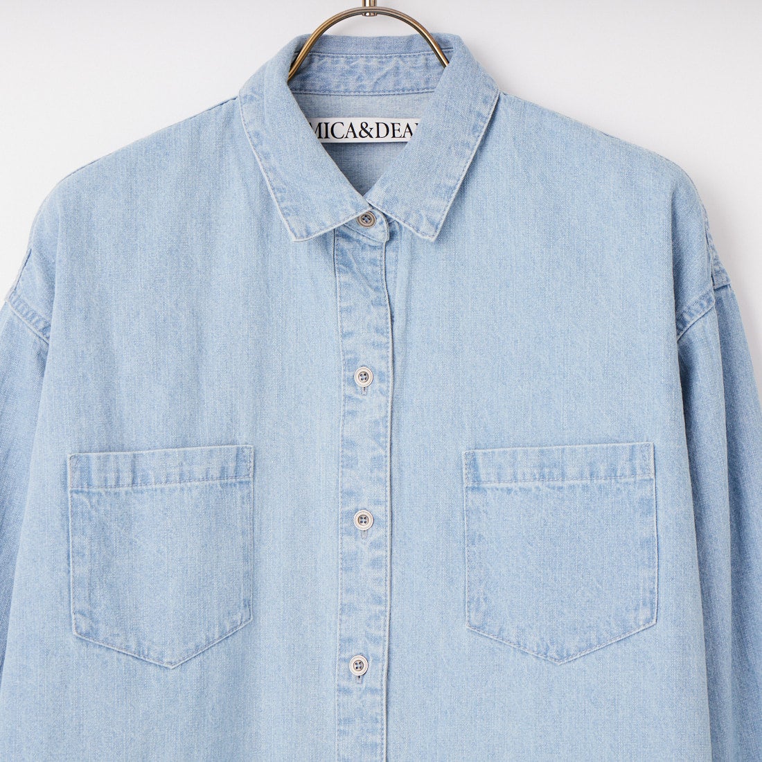 MICA&DEAL [マイカアンドディール] デニムシャツ [0126101028] L/BLUE