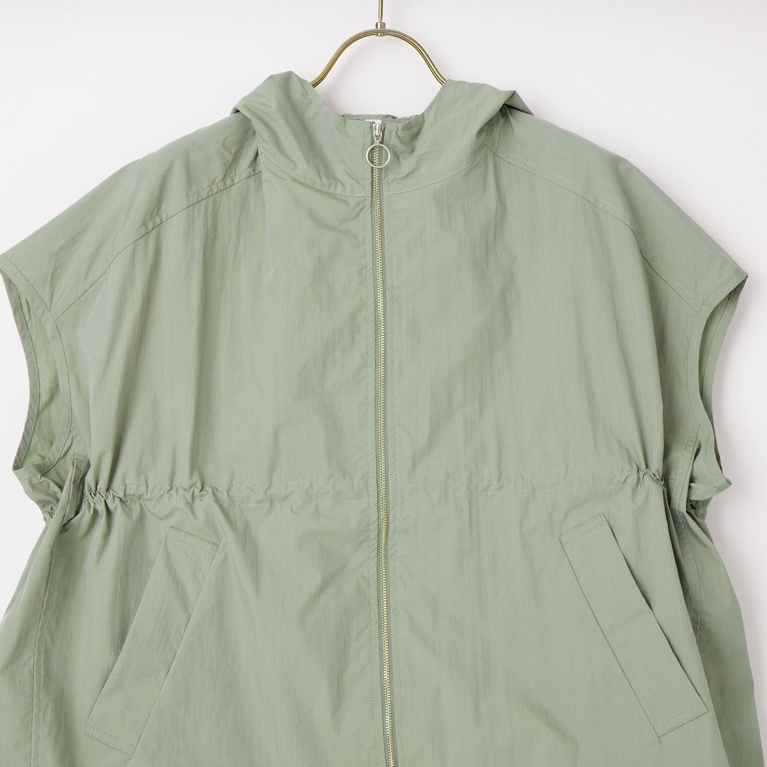 Kelen [ケレン] ドロストデザインフードベスト AROW [LKL26HBL2281] LTKHAKI