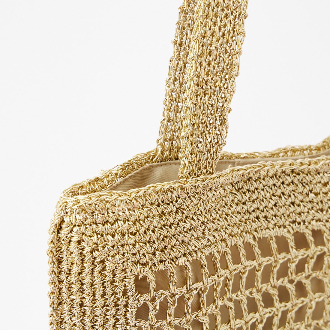 CACHELLIE [カシェリエ] メタリックフラットトートバッグ [C8838] GOLD