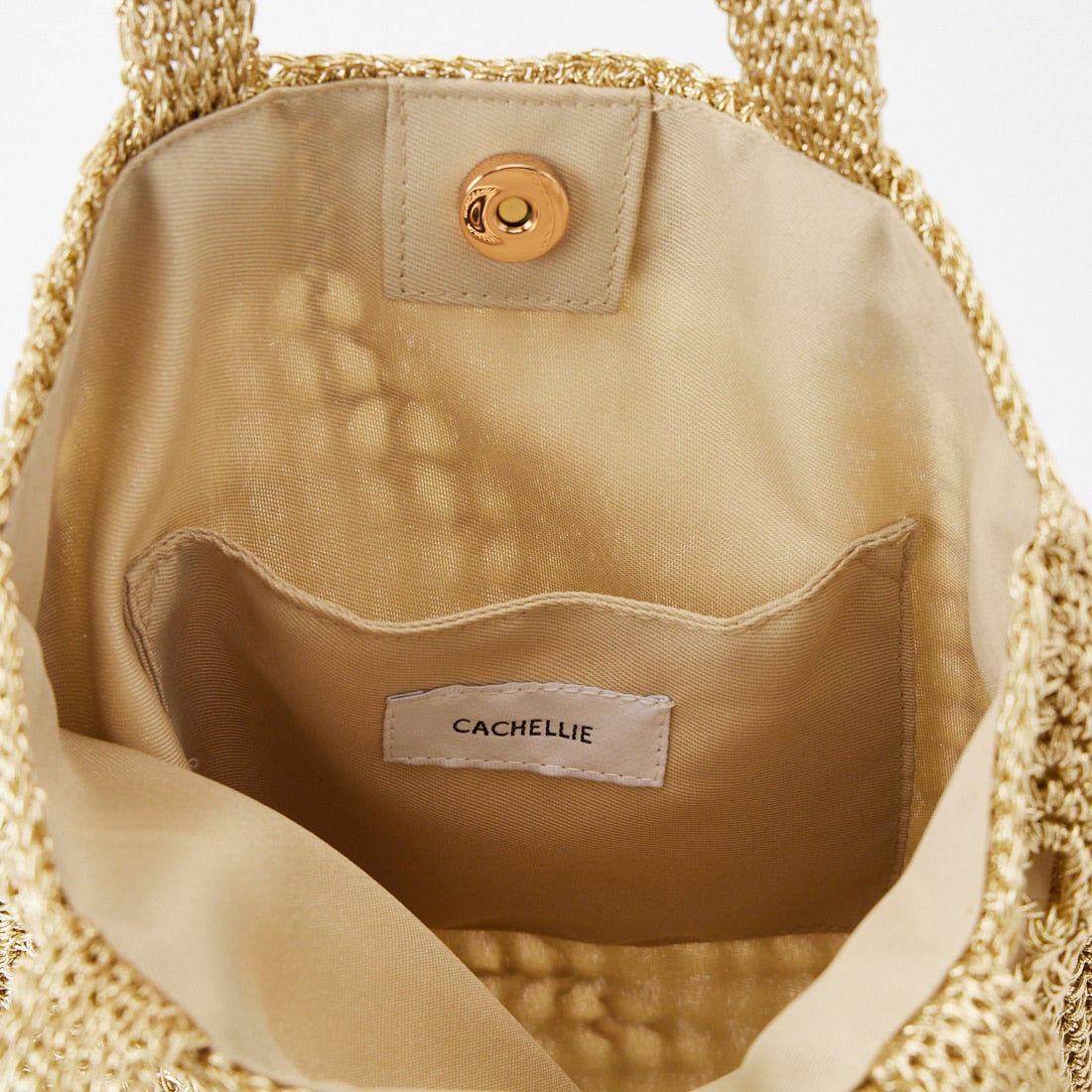 CACHELLIE [カシェリエ] メタリックフラットトートバッグ [C8838] GOLD