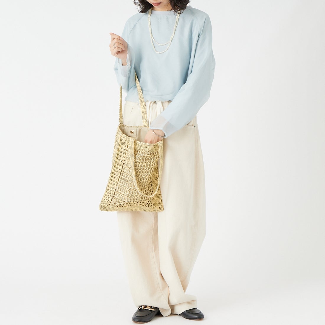 CACHELLIE [カシェリエ] メタリックフラットトートバッグ [C8838] GOLD