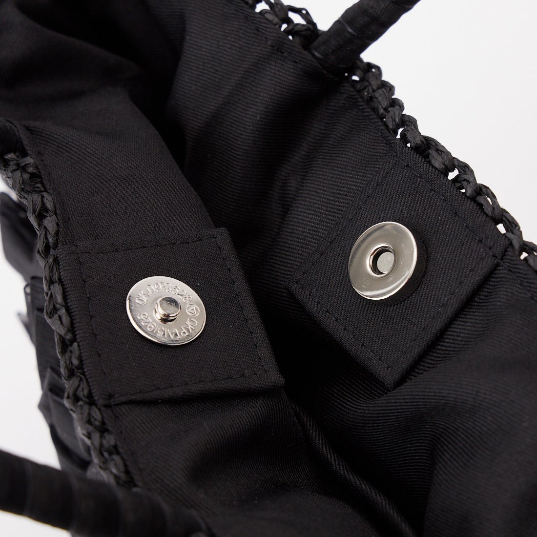 CACHELLIE [カシェリエ] ペーパー×オーガンジー フリルトートバッグ [C8826] BLACK