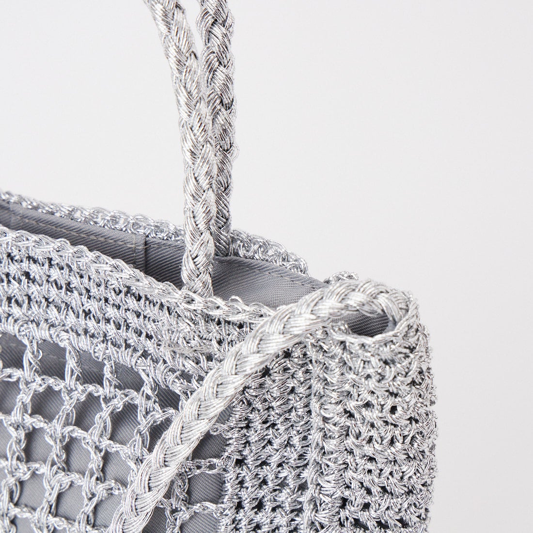 CACHELLIE [カシェリエ] メタリック2WAYショルダーバッグ [C8839] SILVER