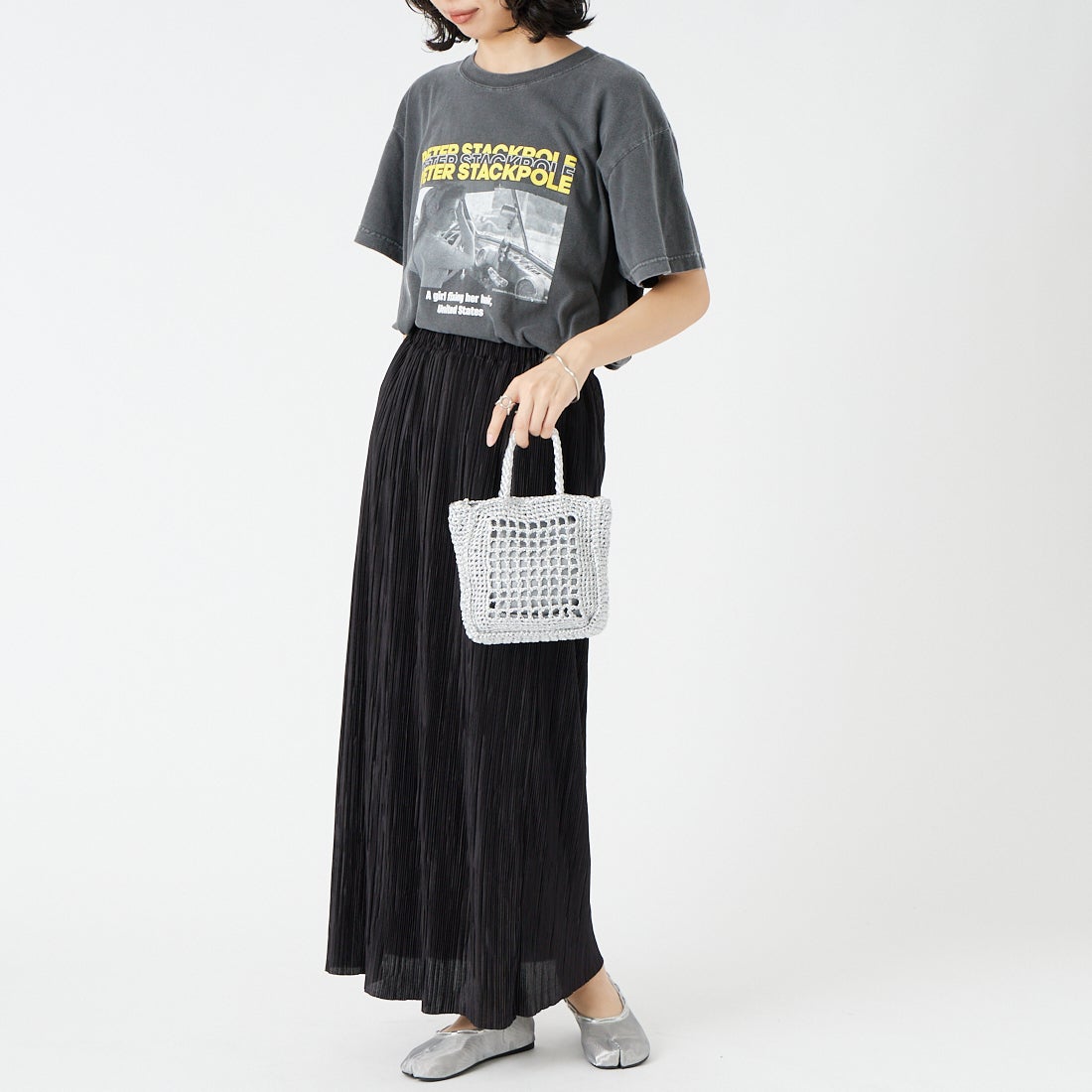 CACHELLIE [カシェリエ] メタリック2WAYショルダーバッグ [C8839] SILVER