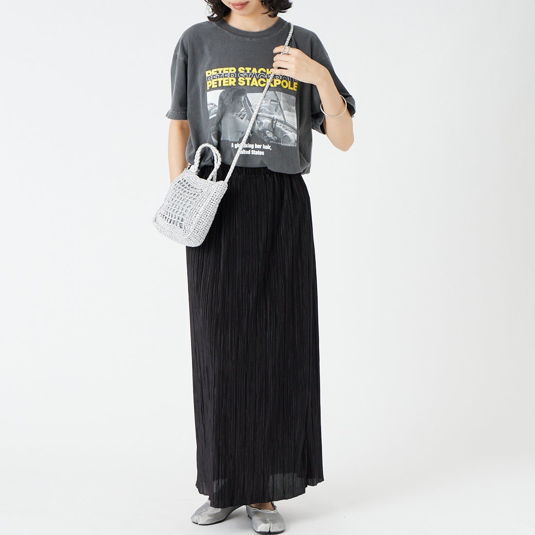 CACHELLIE [カシェリエ] メタリック2WAYショルダーバッグ [C8839] SILVER