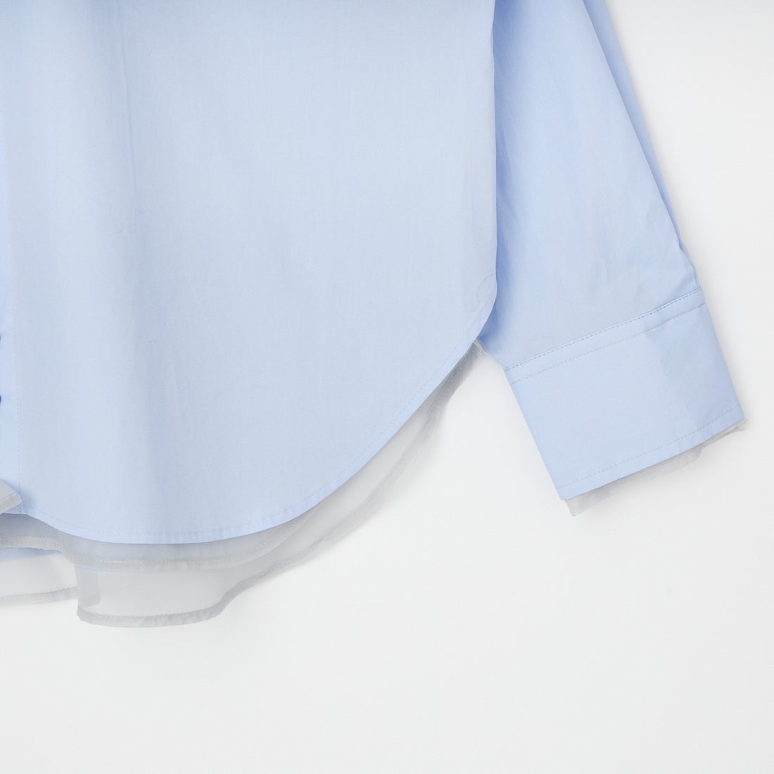 MAISON SPECIAL [メゾンスペシャル] シアーシャツ [21261315302] BLU