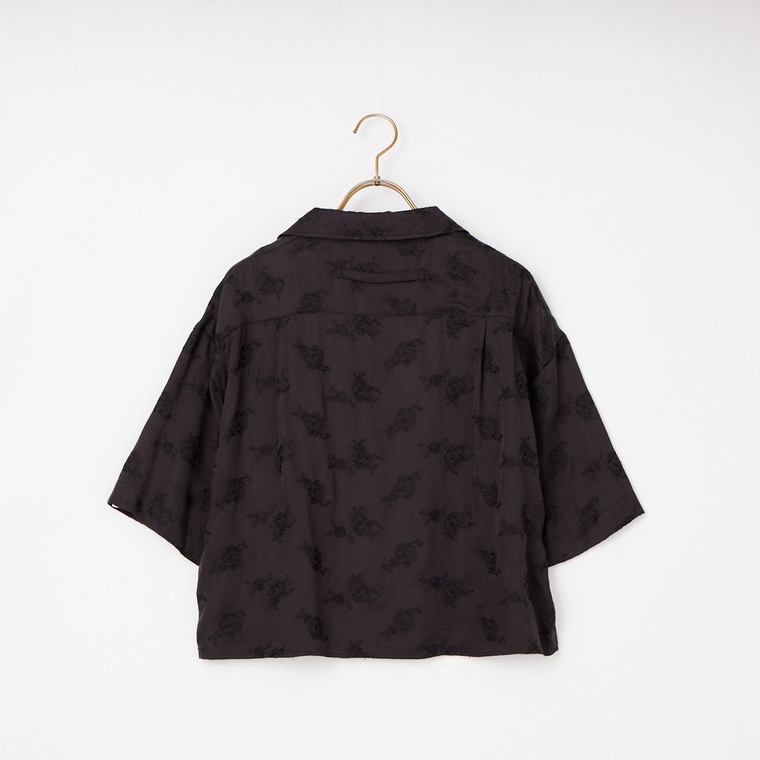 TICCA [ティッカ] ローズエンブロイダリーシャツ [TBFS-102] CHARCOAL G