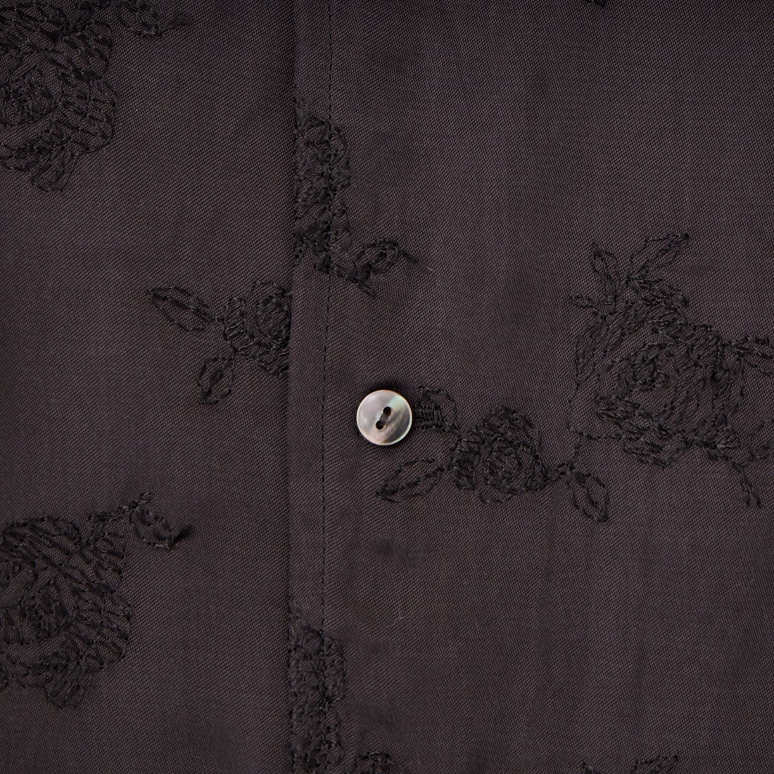 TICCA [ティッカ] ローズエンブロイダリーシャツ [TBFS-102] CHARCOAL G