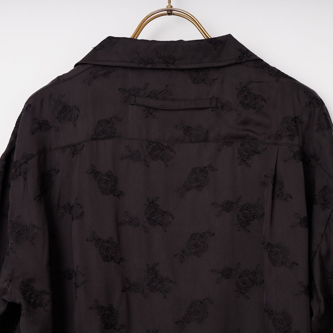 TICCA [ティッカ] ローズエンブロイダリーシャツ [TBFS-102] CHARCOAL G