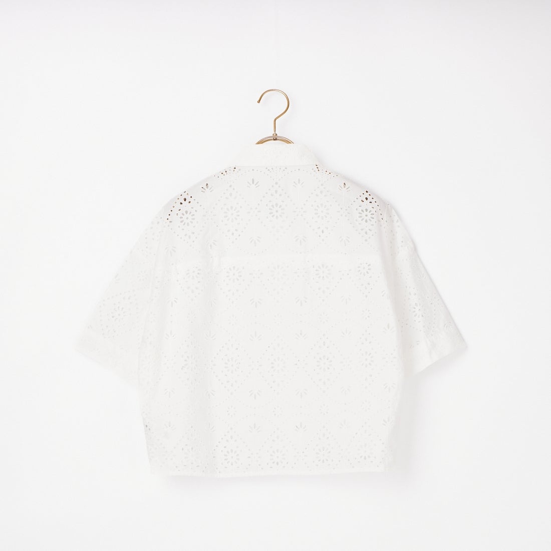 TICCA [ティッカ] レース半袖シャツ [TBFS-122] WHITE