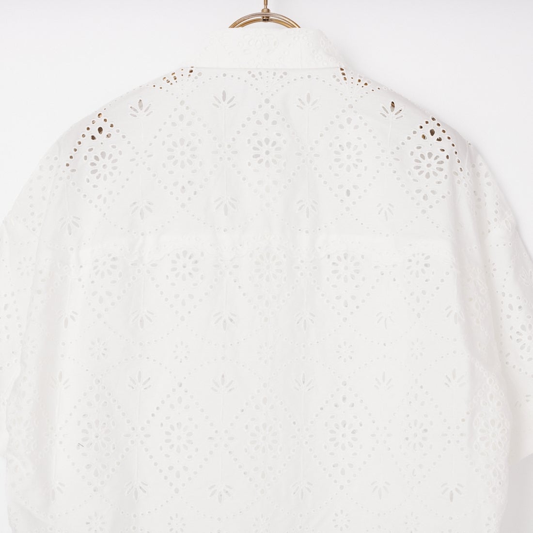 TICCA [ティッカ] レース半袖シャツ [TBFS-122] WHITE