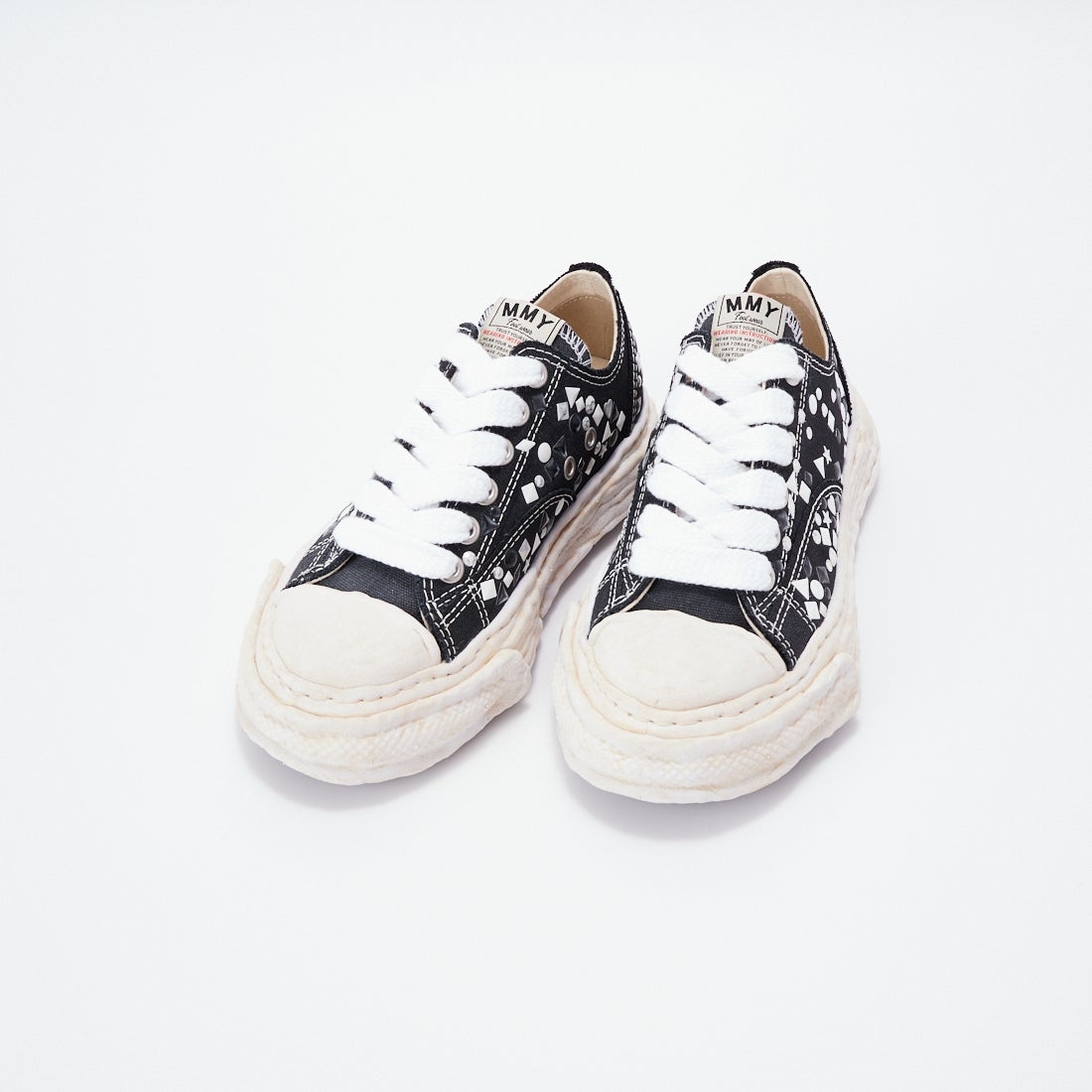 Maison MIHARA YASUHIRO [メゾン ミハラヤスヒロ] PETERSON23 グラフィティプリント キャンバススニーカー [A16FW724] BLACK