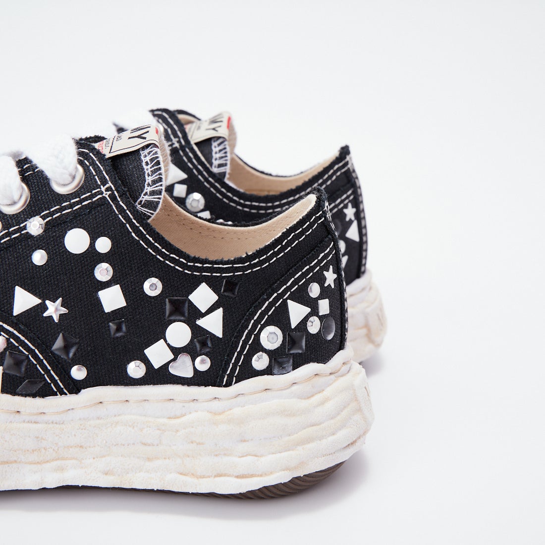 Maison MIHARA YASUHIRO [メゾン ミハラヤスヒロ] PETERSON23 グラフィティプリント キャンバススニーカー [A16FW724] BLACK