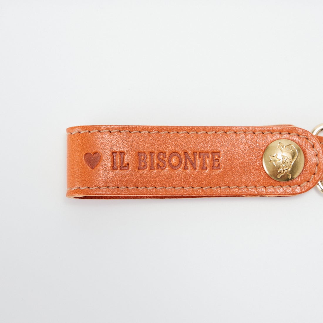 IL BISONTE [イルビゾンテ] レザーキーホルダー [54262305350] 45 CARAMEL