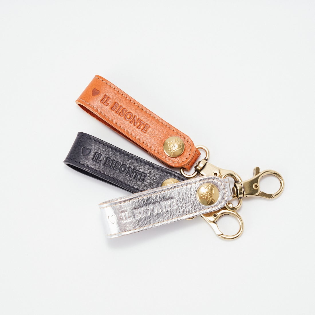 IL BISONTE [イルビゾンテ] レザーキーホルダー [54262305350