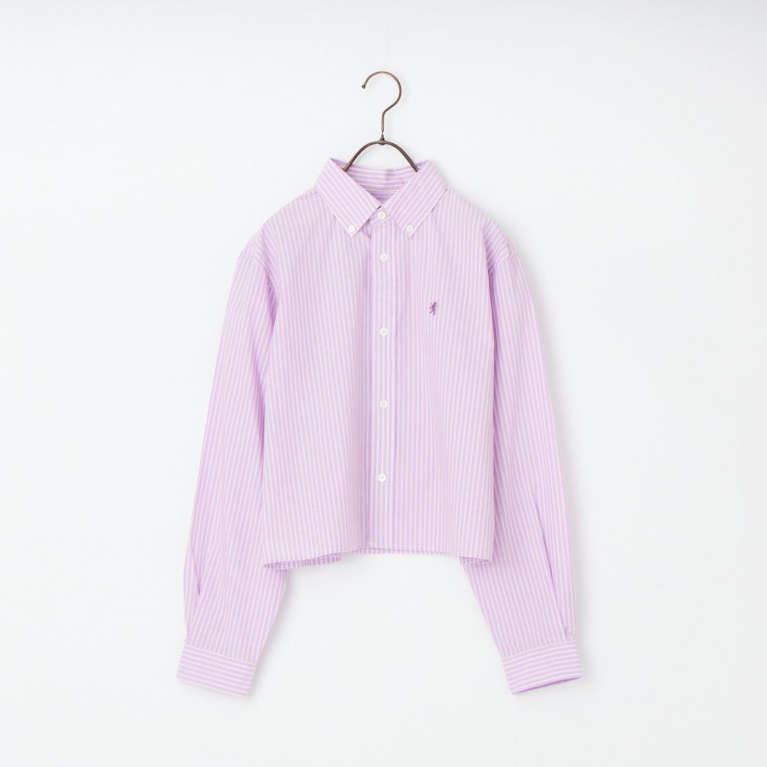 Gymphlex [ジムフレックス] ショートボタンダウンシャツ [GY-B0203TRR] PPL/YEL ST