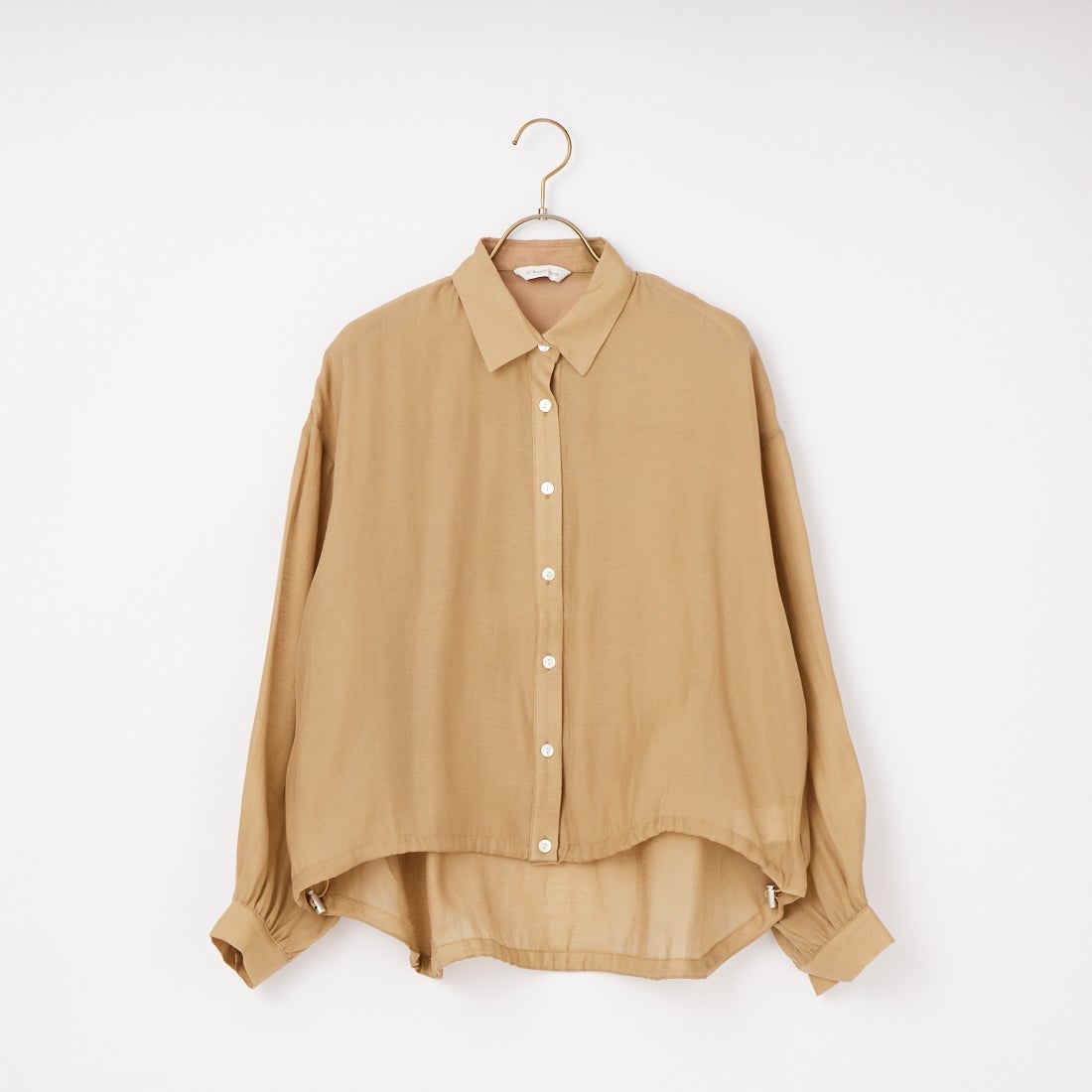 Jf Ready Made [ジェイエフレディメイド] ドロストシアーシャツ [3211304] 710 ﾍﾞｰｼﾞｭ