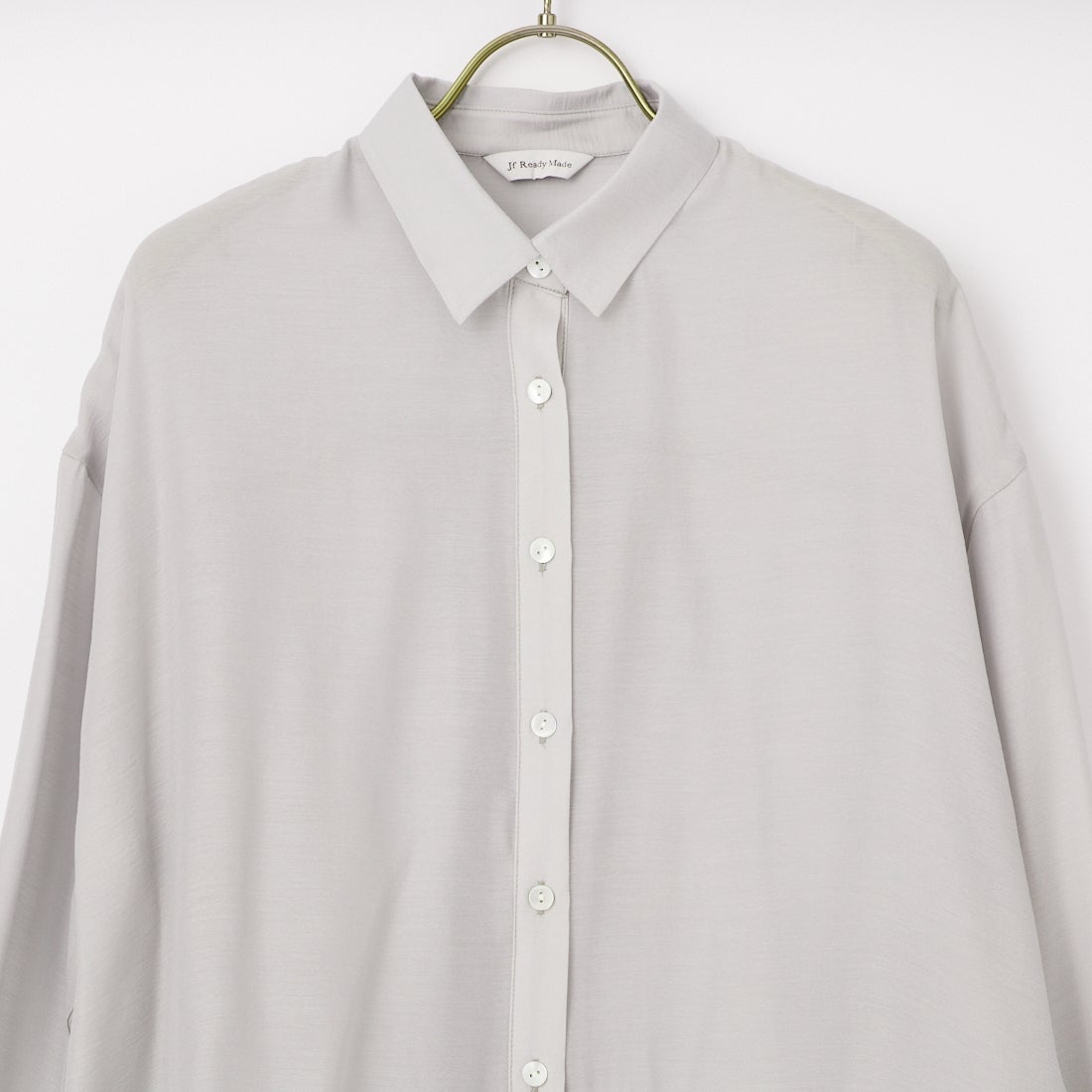 Jf Ready Made [ジェイエフレディメイド] ドロストシアーシャツ [3211304] 810 Lｸﾞﾚｲ