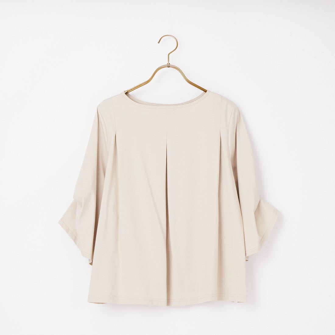 Jf Ready Made [ジェイエフレディメイド] TCシルケット袖たくし上げ7分袖Tシャツ [3211102] 714 ｸﾞﾚｰｼﾞ