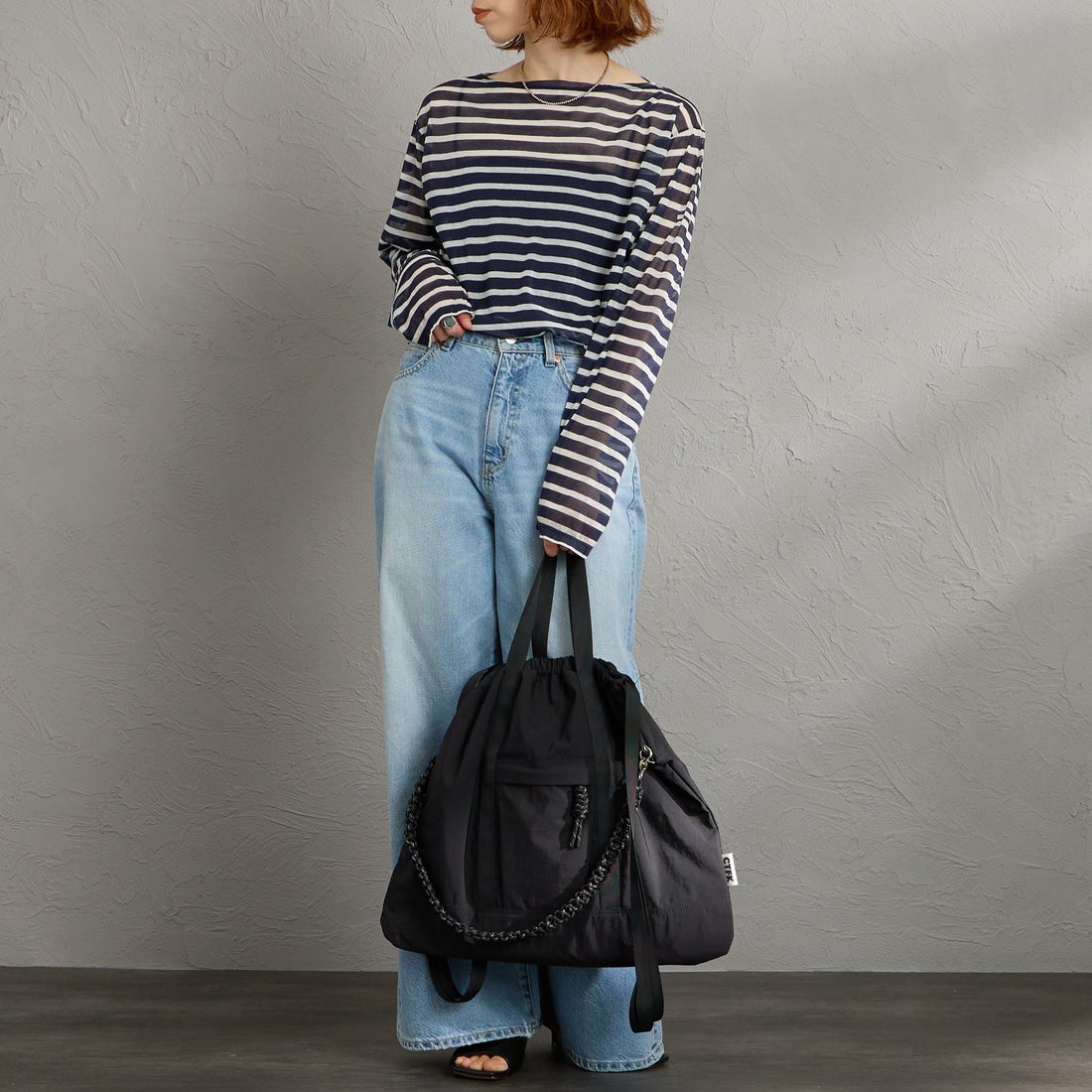 CONTROL FREAK [コントロールフリーク] ナイロン3WAYスクエアトートバッグ [254-120526] ﾌﾞﾗｯｸ