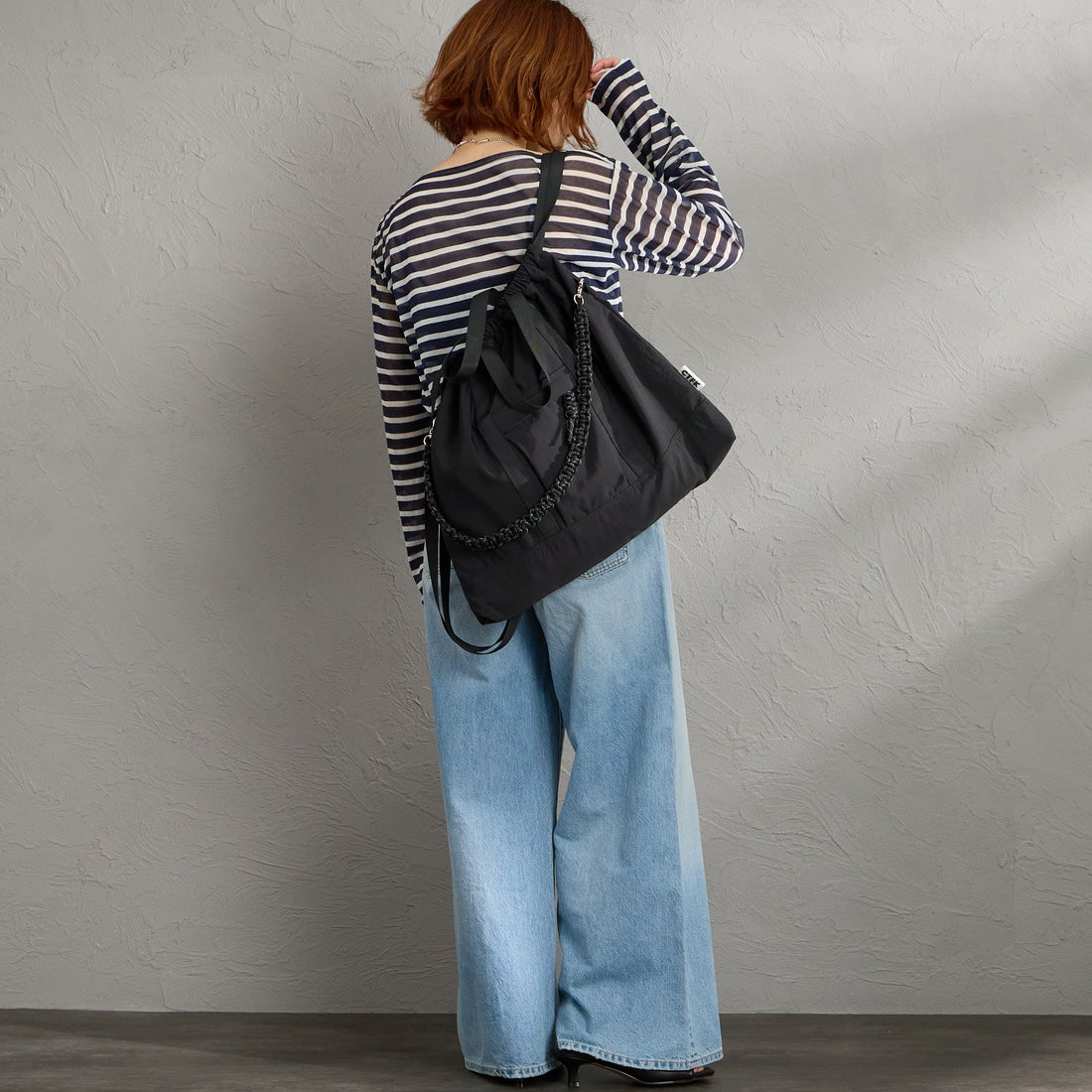 CONTROL FREAK [コントロールフリーク] ナイロン3WAYスクエアトートバッグ [254-120526] ﾌﾞﾗｯｸ