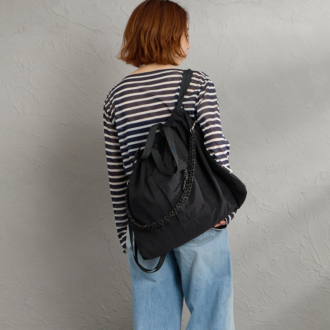 CONTROL FREAK [コントロールフリーク] ナイロン3WAYスクエアトートバッグ [254-120526] ﾌﾞﾗｯｸ