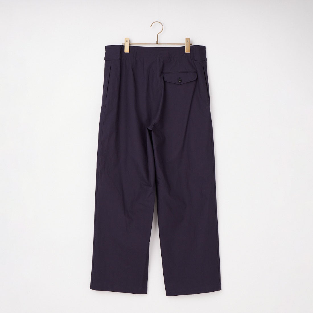 SOPHIE TALKS ABOUT THE WEATHER [ソフィートークスアバウトザウェザー] BELTED PANTS COTTON [COM-26S-PA01] NAVY