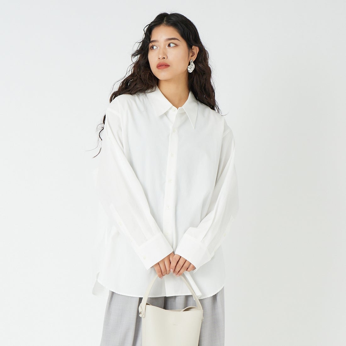 WHITE&&モデル身長：162cm 着用サイズ：1&&