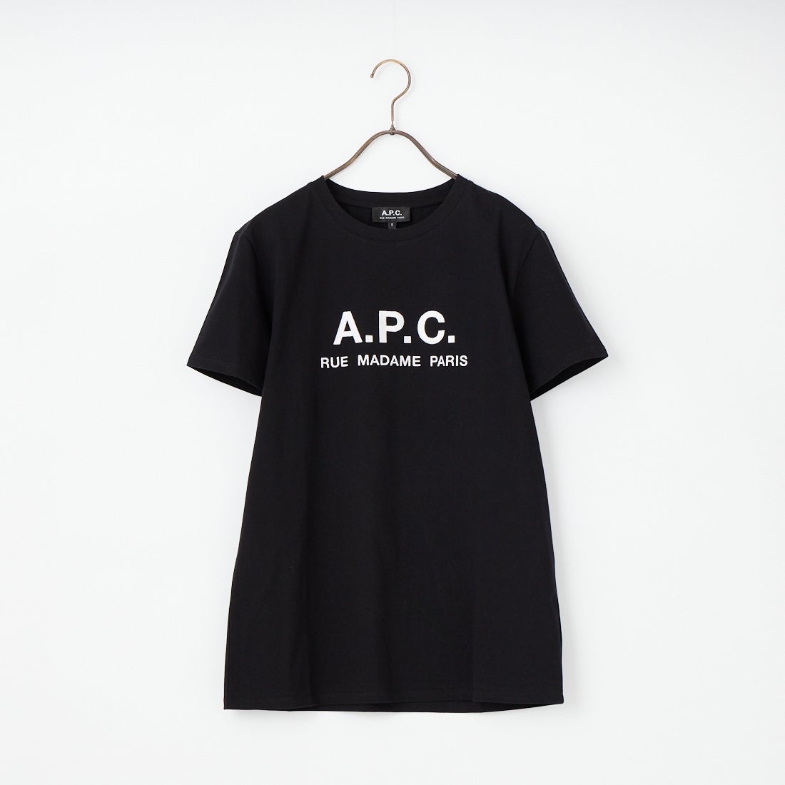 A.P.C. [アー・ペー・セー] APCロゴTシャツ [T-SHIRT-RUE-MADAME-H] 99 NOIR
