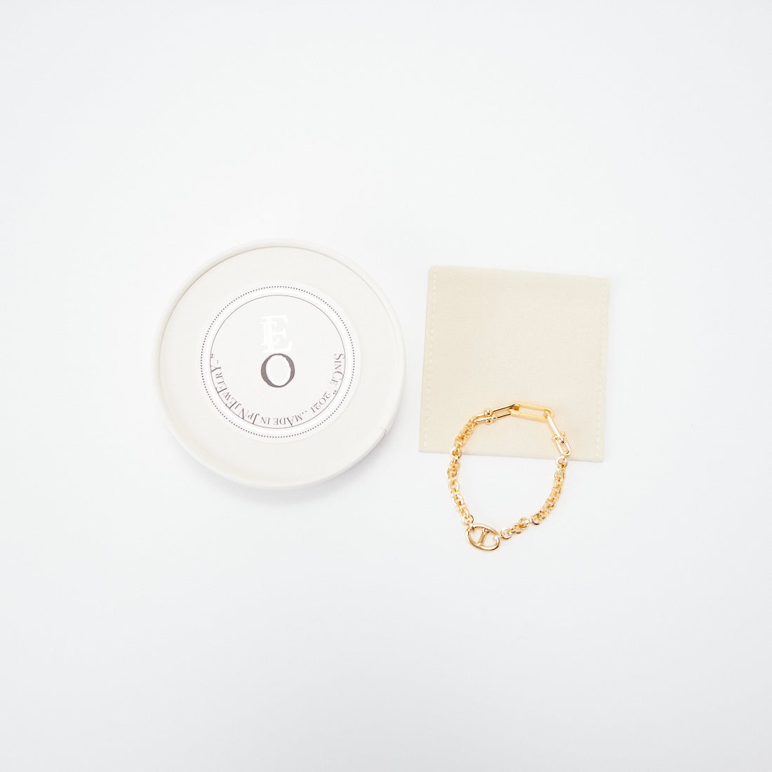 EO [イオ] ロロチェーンアンカーブレスレット [EO26SS-41] GOLD/GOLD