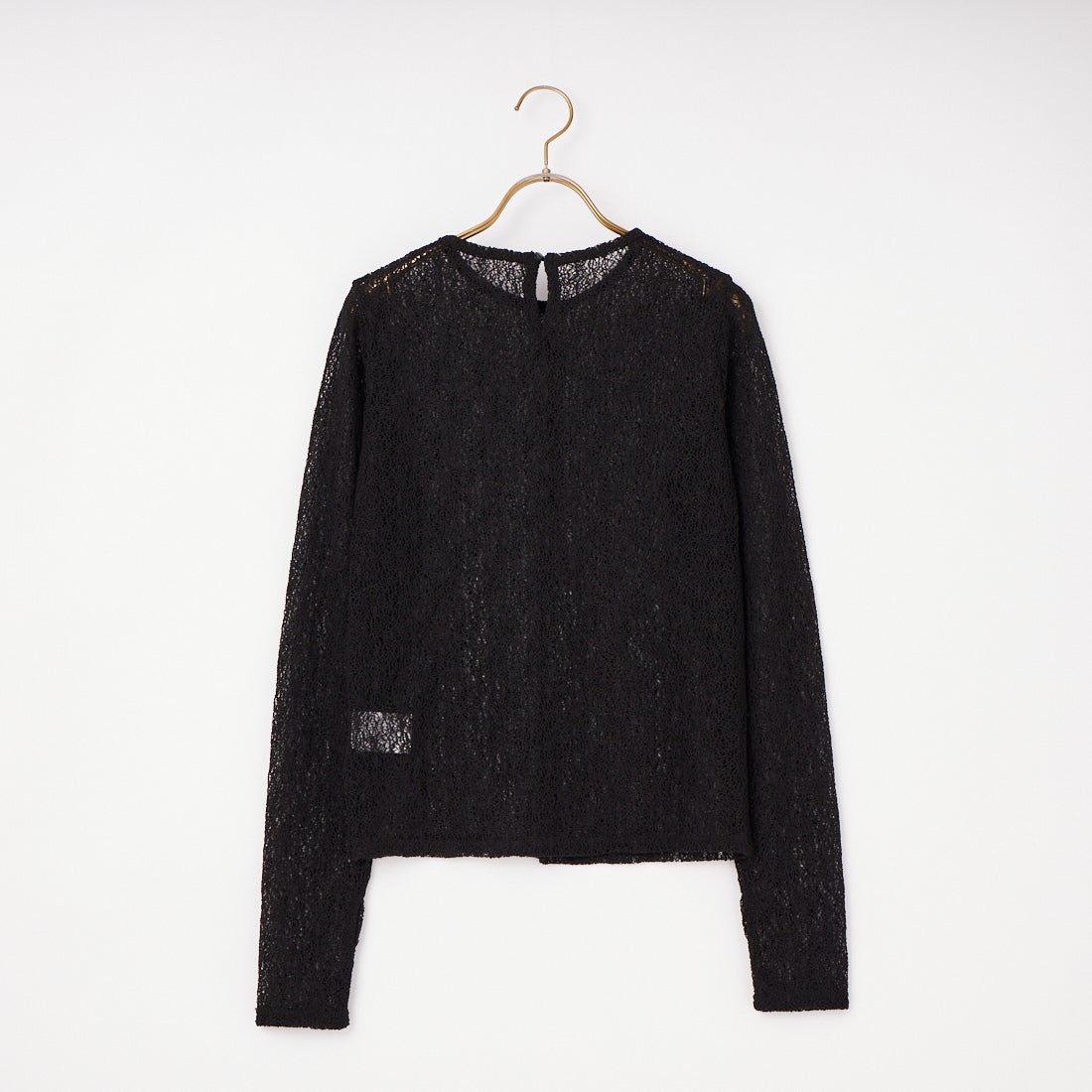 &g'aime [アンジェム] レースカットトップス [988-68100] ﾌﾞﾗｯｸ