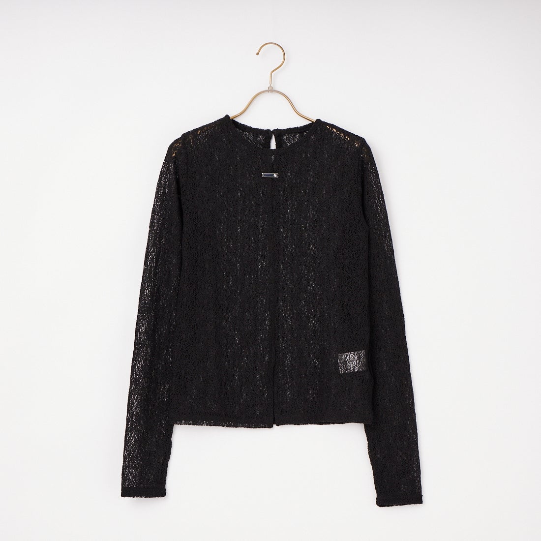 &g'aime [アンジェム] レースカットトップス [988-68100] ﾌﾞﾗｯｸ