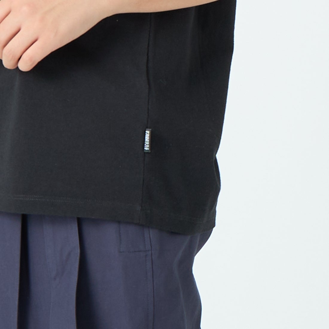 MM6 Maison Margiela [エムエムシックス メゾン マルジェラ] タンクトップ [S52NL0074-M20050] 900 BLACK &&モデル身長：162cm 着用サイズ：S&&